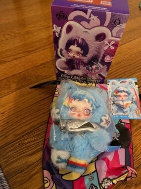My Little Pony Blue Plush Doll with Rainbow Accents - 100% authentic